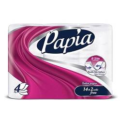 پاپیا دستمال توالت 4لایه 16رول